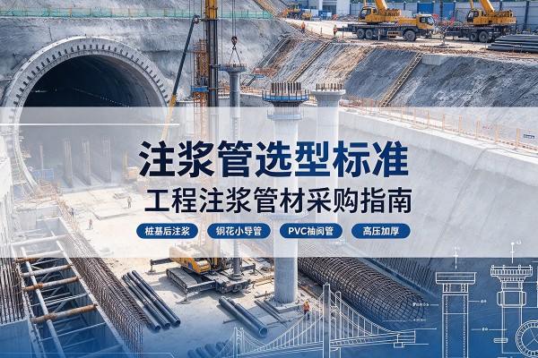 瓦房店注浆管选型标准