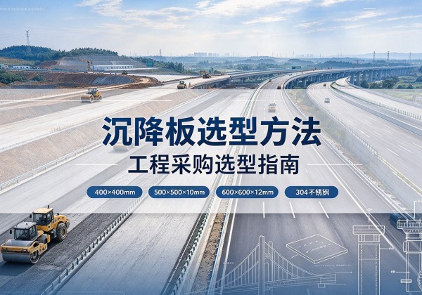 瓦房店沉降板选择方法